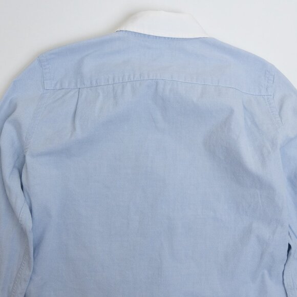 Coach Blue Button Front Oxford Shirt Cotton Business Size 0 / XS - Picture 11 of 13